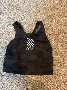 Lululemon x OTF Black Camo Sports Bra